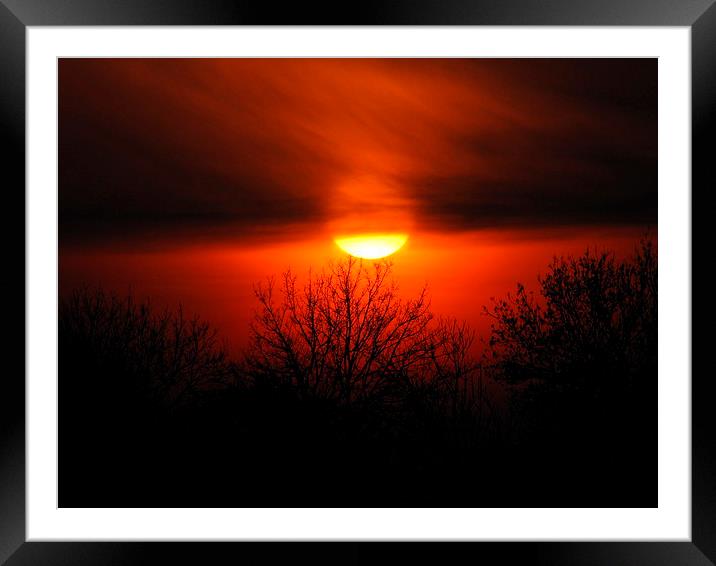 Touching the Sun Framed Mounted Print by Vasilis D.