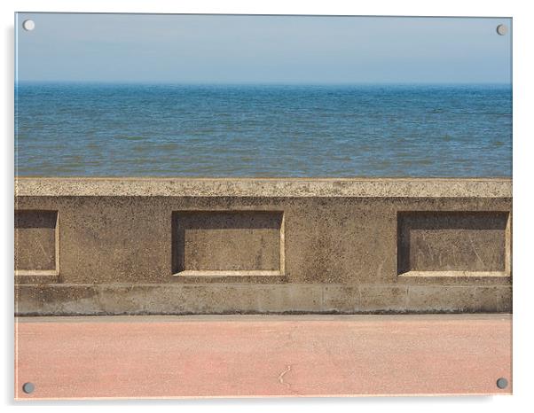 Sea Wall Acrylic by Victor Burnside
