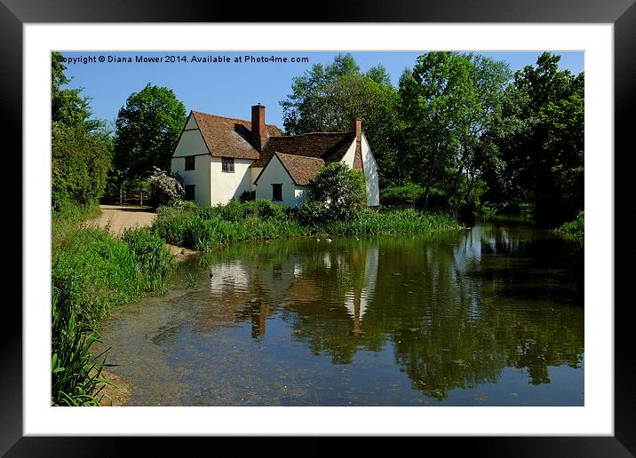 Willy Lotts House Framed Mounted Print by Diana Mower