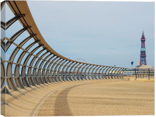 Blackpool Tower Canvas Print by Victor Burnside