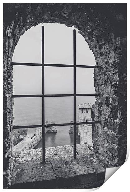 A view from the castle Print by Chiara Cattaruzzi