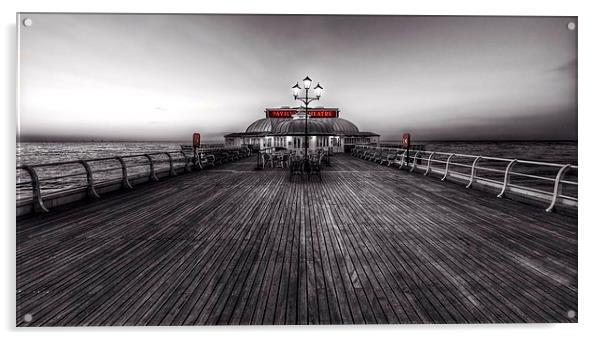 Cromer pier Acrylic by Gary Pearson
