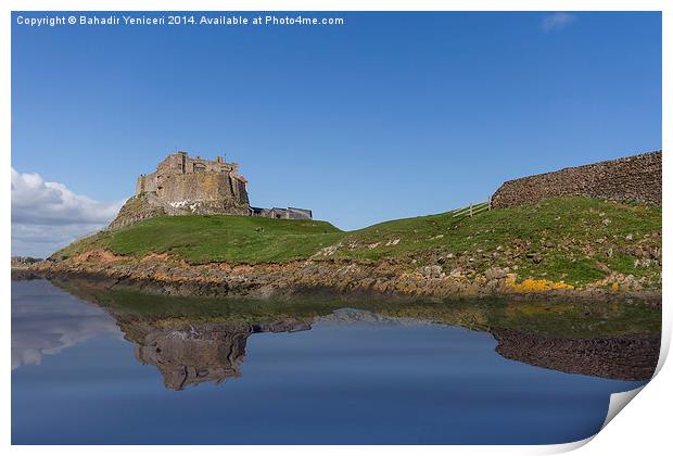 Lindisfarne Castle Print by Bahadir Yeniceri