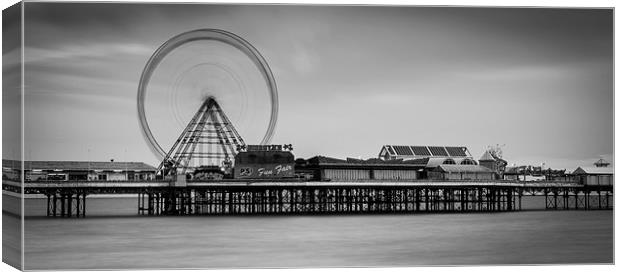 Central Pier, Blackpool Canvas Print by Jason Wells