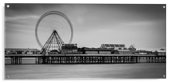 Central Pier, Blackpool Acrylic by Jason Wells