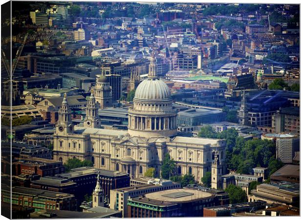 St Pauls Cathedral Canvas Print by Sean Foreman