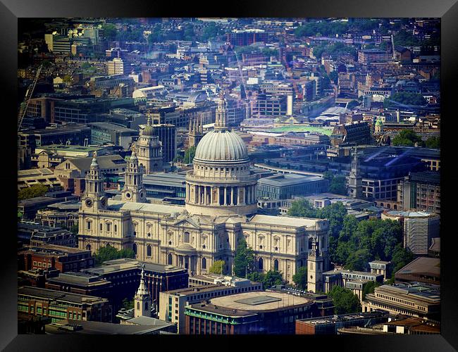 St Pauls Cathedral Framed Print by Sean Foreman