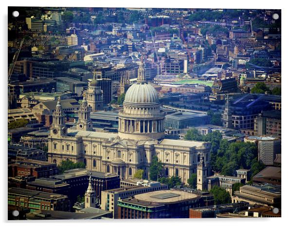 St Pauls Cathedral Acrylic by Sean Foreman