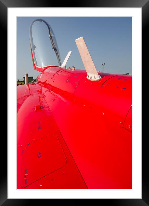 Folland Gnat Framed Mounted Print by Oxon Images
