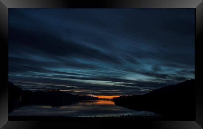 Skye Sunset Framed Print by Shaun Devenney