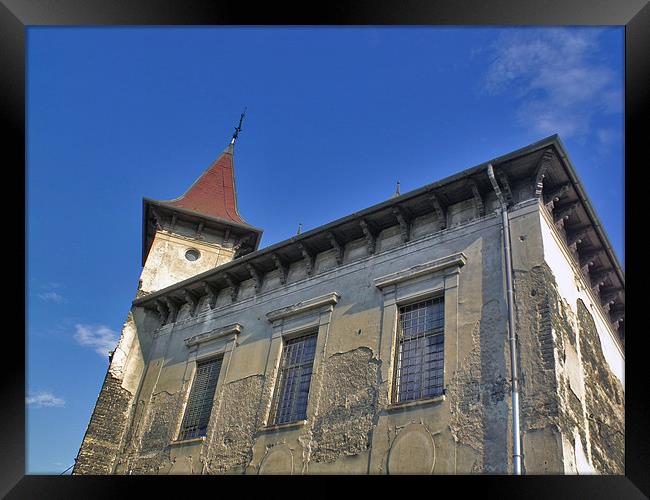 Old Church Framed Print by Erzsebet Bak