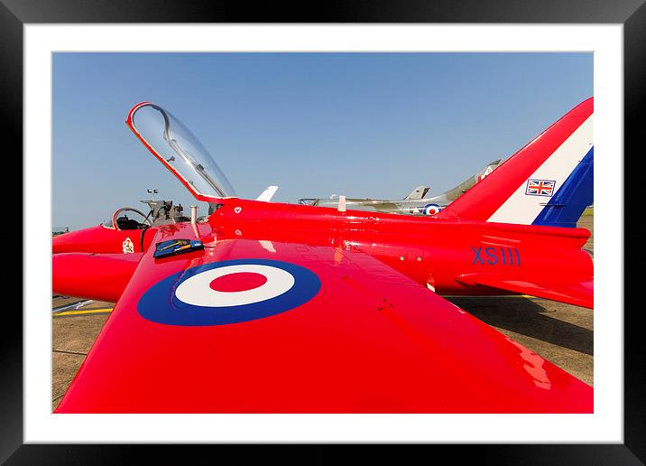 Folland Gnat preparation Framed Mounted Print by Oxon Images