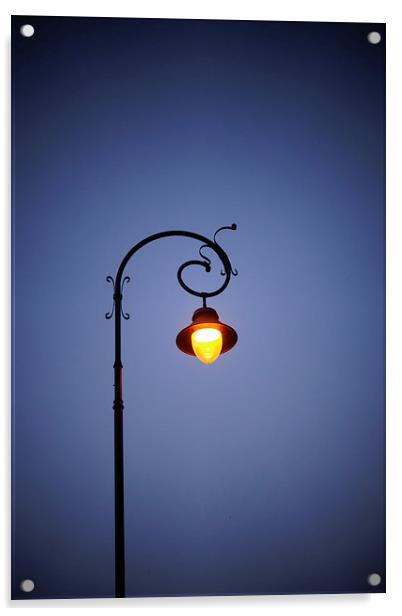 The Public Lamp I Acrylic by Vasilis D.
