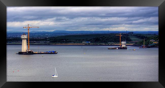 New Forth Crossing - 17 May 2014 Framed Print by Tom Gomez