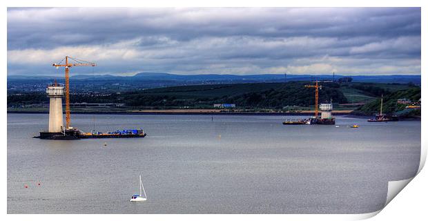 New Forth Crossing - 17 May 2014 Print by Tom Gomez