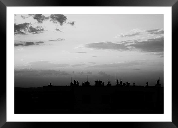 Top of the City Framed Mounted Print by Vasilis D.