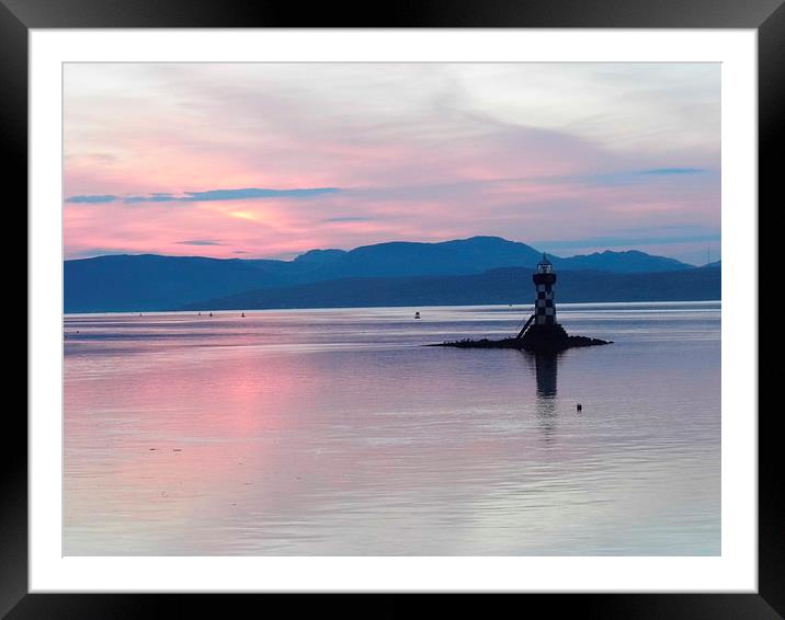 River Clyde Framed Mounted Print by Charlotte McKay