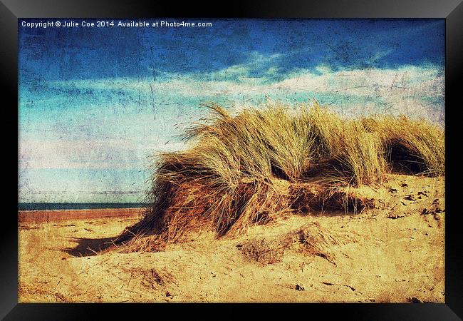 Holkham Dunes 3 Framed Print by Julie Coe