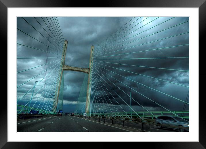 Storm Ahead Framed Mounted Print by Simon West