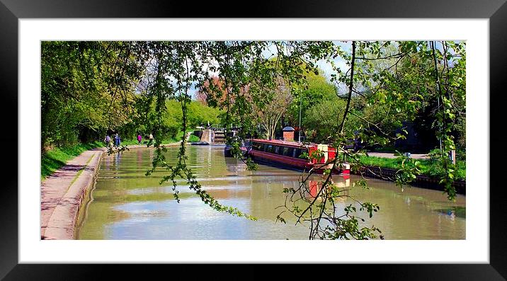 Grand Union Canal Framed Mounted Print by philip milner