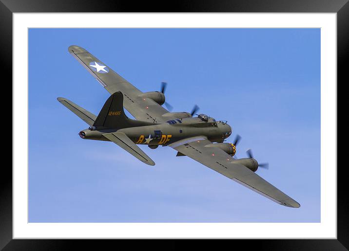 B17 Memphis Belle Framed Mounted Print by Oxon Images