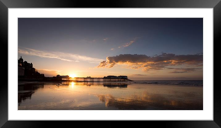 Sunset at Cromer Framed Mounted Print by Simon Wrigglesworth