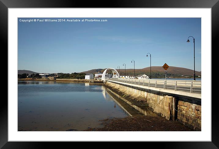 The New Achill Bridge Framed Mounted Print by Paul Williams