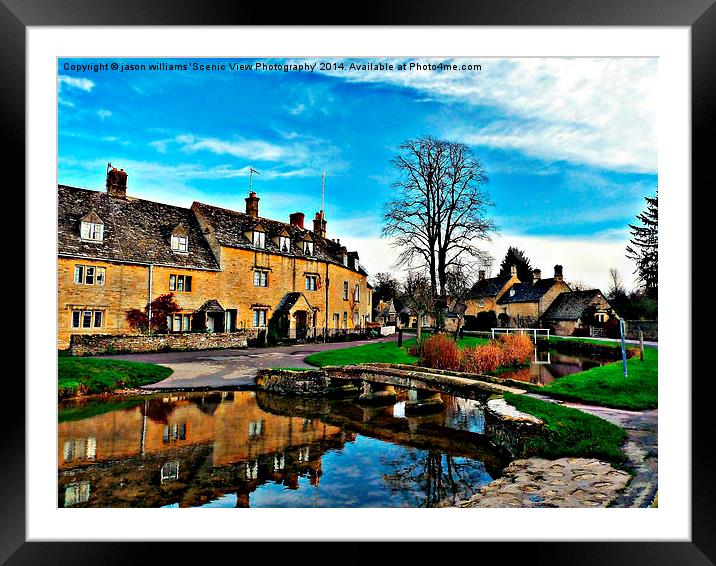 Most beautiful old English village Framed Mounted Print by Jason Williams