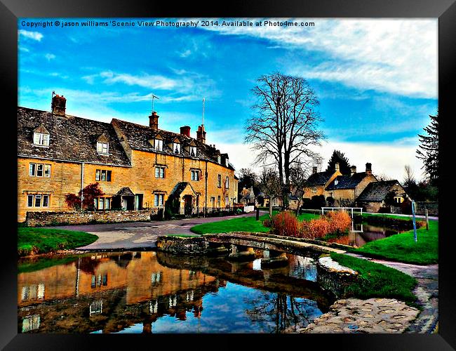 Most beautiful old English village Framed Print by Jason Williams