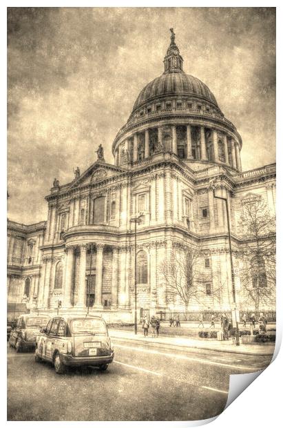 St Pauls Cathedral London Print by David Pyatt