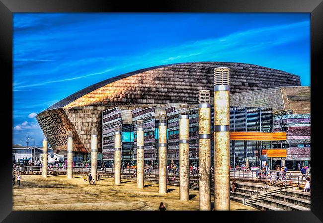 Wales Millennium Centre Framed Print by Steve Purnell