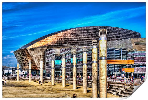 Wales Millennium Centre Print by Steve Purnell