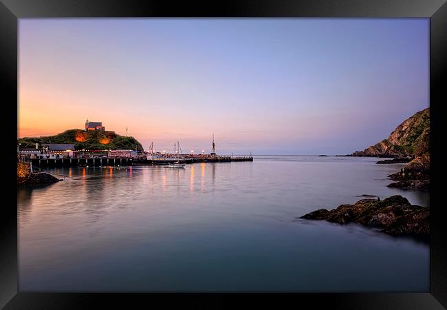 Ilfracombe Harbour Framed Print by Dave Wilkinson North Devon Ph