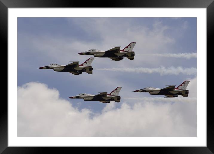 Thunderbirds Framed Mounted Print by Peter Struthers