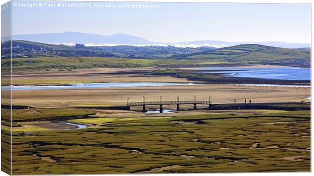 The Mulranny Causeway Canvas Print by Paul Williams