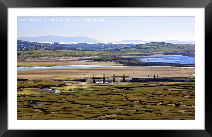The Mulranny Causeway Framed Mounted Print by Paul Williams