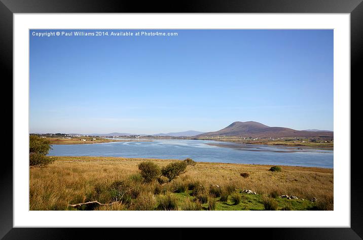 Achill Sound 2 Framed Mounted Print by Paul Williams