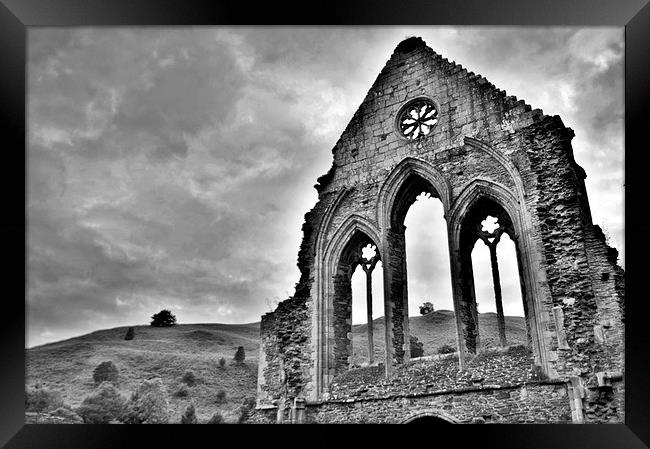 Valle Crucis Abbey Framed Print by David Berrisford