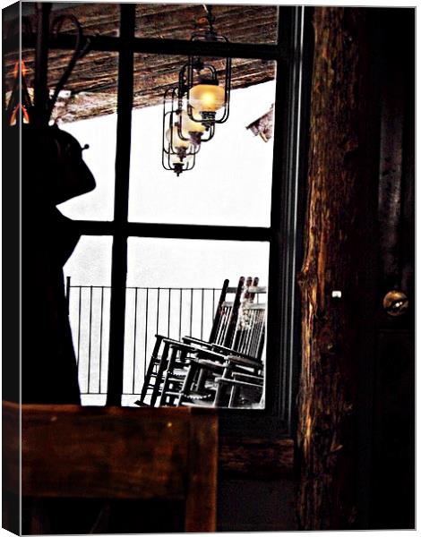 Looking Out the Window Canvas Print by Pics by Jody Adams