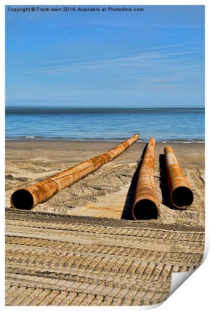 Colwyn Bay Waterfront Project Print by Frank Irwin
