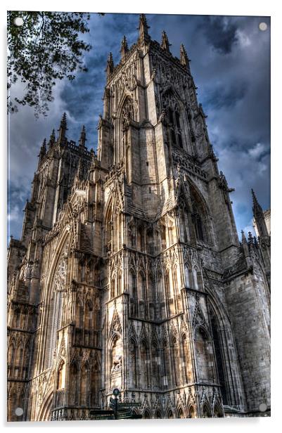 York Minster Acrylic by jim scotland fine art