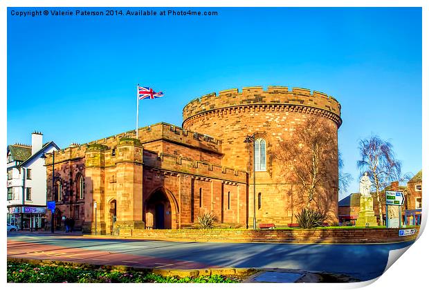 Carlisle Citadel Print by Valerie Paterson