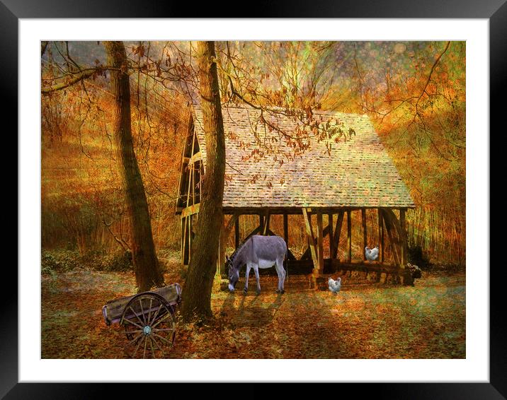 The Night Shelter. Framed Mounted Print by Heather Goodwin