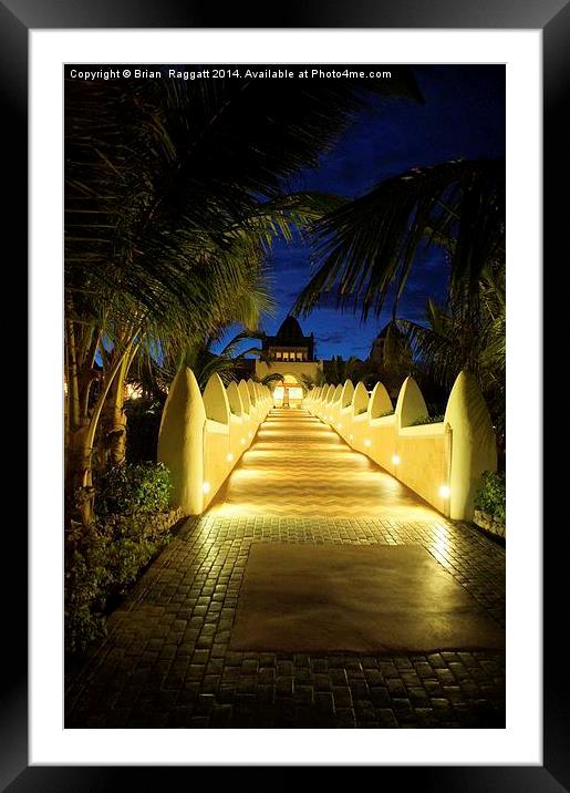 Welcome to the hotel California Framed Mounted Print by Brian  Raggatt