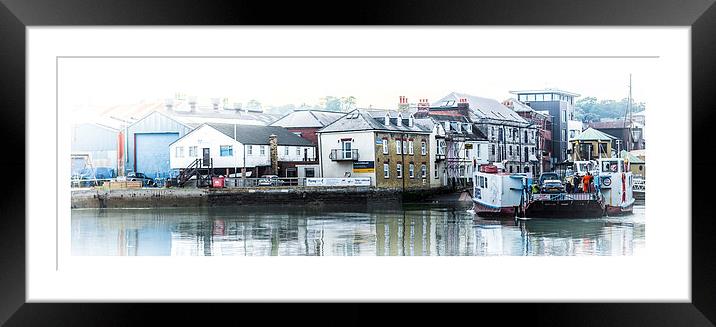 Across the RIver Framed Mounted Print by Ian Johnston  LRPS
