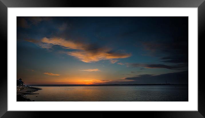 Island Sunset Framed Mounted Print by Ian Johnston  LRPS