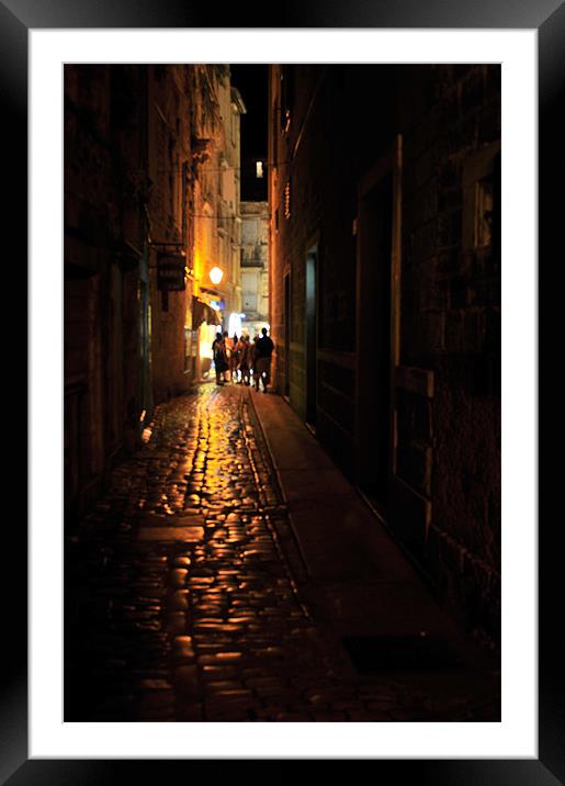 The lane Framed Mounted Print by mirsad ibisevic