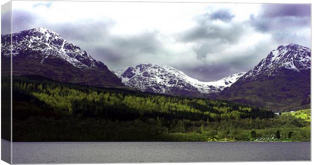 JST3030 The Arrochar Alps Canvas Print by Jim Tampin