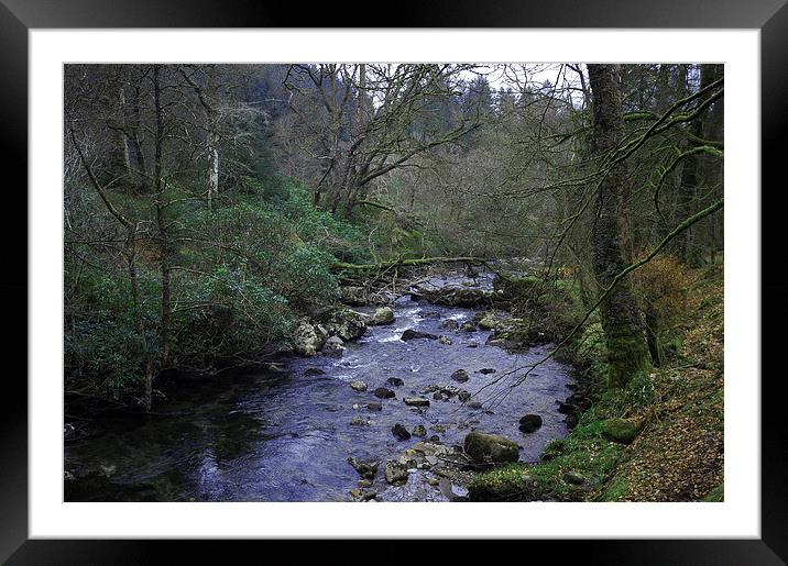 JST3035 River Croe Framed Mounted Print by Jim Tampin