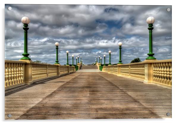 Kings Garden Bridge Acrylic by Roger Green